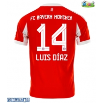 Bayern Munich Luis Diaz #14 Hjemmedrakt 2025-26 Kortermet